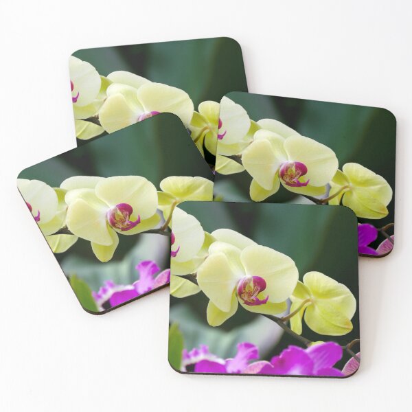 Item preview, Soft Yellow and Pink Orchids designed and sold by Rivercoatl.