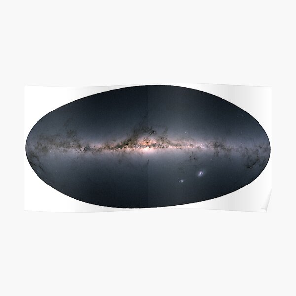 GAIA'S Newest Map of the Galaxy Poster