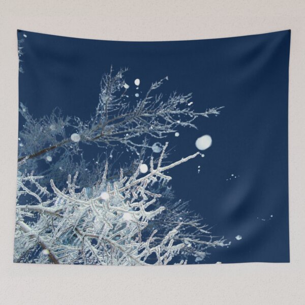 Item preview, Snowflakes Deep Blue  designed and sold by Erika Bartha.