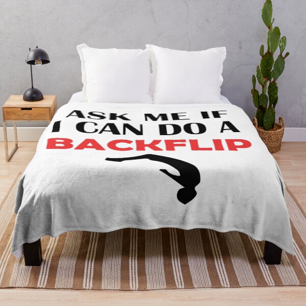 Item preview,  ASK ME IF I CAN  DO A BACKFLIP. Funny Parkouring Backflip Free running Parkour gifts  designed and sold by First Store.