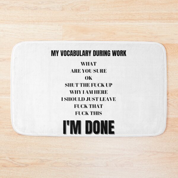 Item preview, My Vocabulary During Work designed and sold by AutumnVibeShop.
