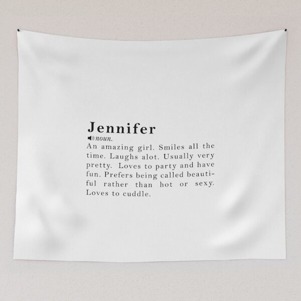 Item preview, Jennifer Name Definition Meaning designed and sold by peachyline.