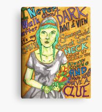 Grimes - Oblivion Canvas Print