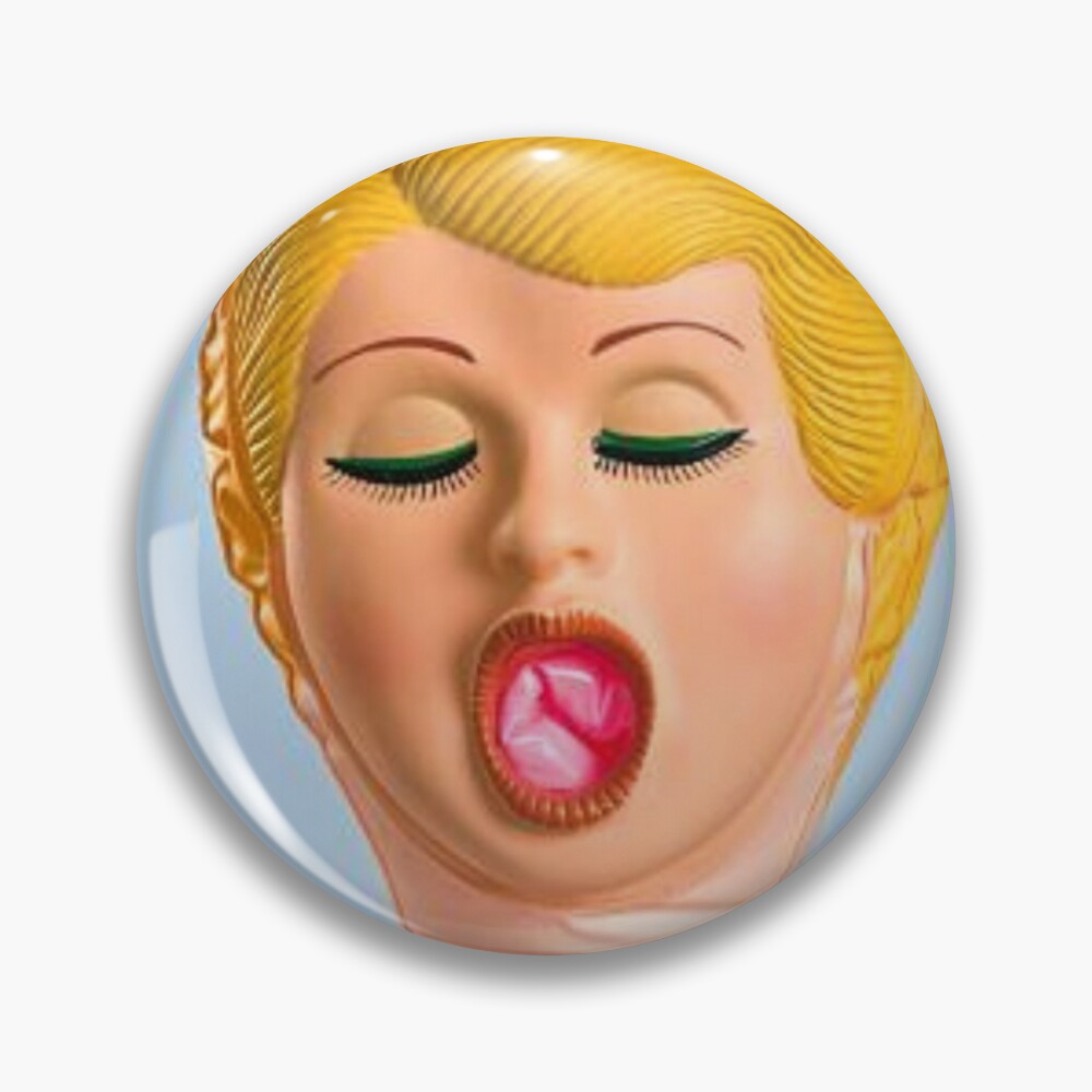 Blow Up Doll Face Adult Blowup Sticker for Sale by DroomClothingCo