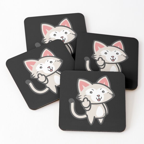 Item preview, Cat flipping the Bird designed and sold by kalud-zoldyck.