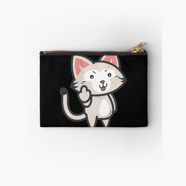 Item preview, Cat flipping the Bird designed and sold by kalud-zoldyck.