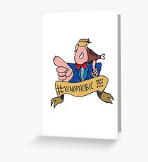 Trump All Fired Up Greeting Card