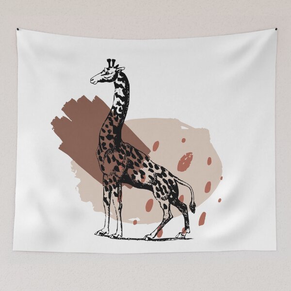 Item preview, Boho Safari Giraffe Beige  designed and sold by BohoMoon.
