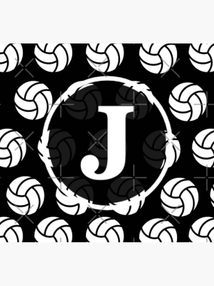 Volleyball Phone Case Pattern Print, Volleyball Player, Gift, Black and  White