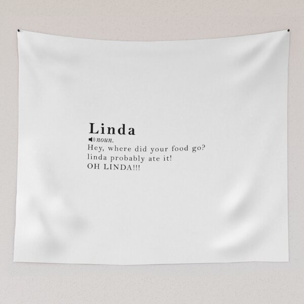 Item preview, Linda Name Definition Meaning designed and sold by peachyline.