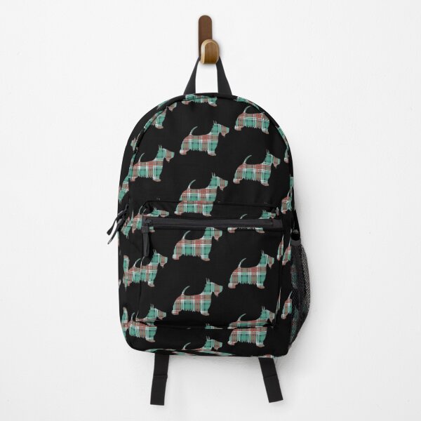 Item preview, Christmas Coloured Tartan Scottish Terrier Dog Silhouette   designed and sold by MacPean.