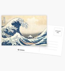 Hokusai Welle Postkarten
