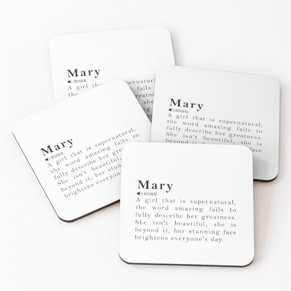 Item preview, Mary Name Definition Meaning designed and sold by peachyline.