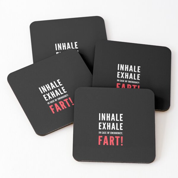 Item preview, Inhale Exhale In case of emergency Fart! Funny joke designed and sold by Esmilna Castillo.
