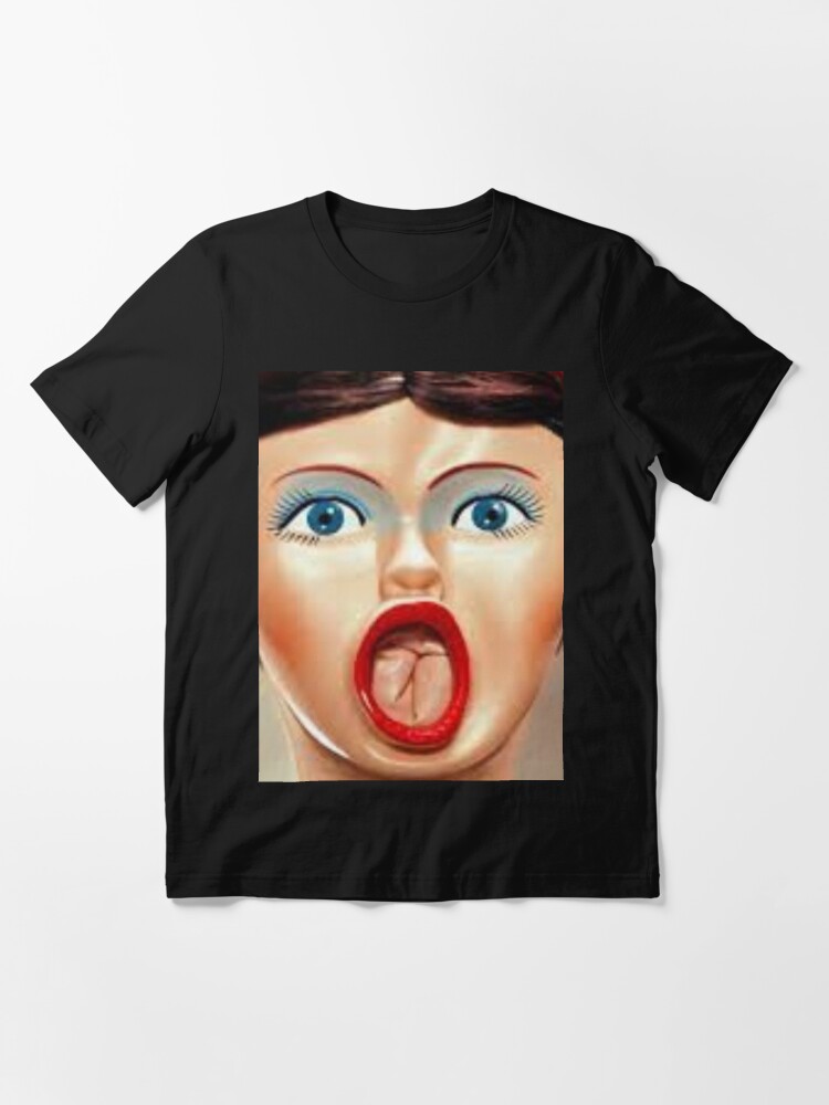 Blow Up Doll Face Adult Blowup Sticker for Sale by DroomClothingCo