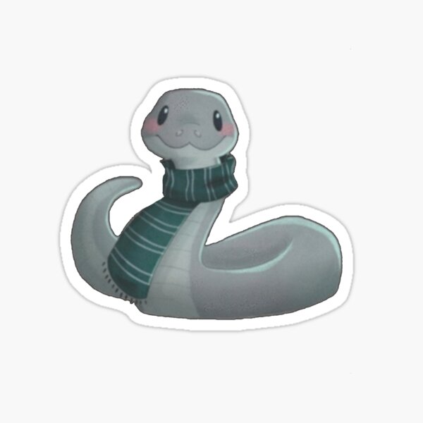 Item preview, Green Snake with Scarf designed and sold by MysticalMyths.