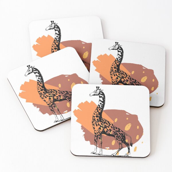 Item preview,  Boho Safari Giraffe Orange   designed and sold by BohoMoon.