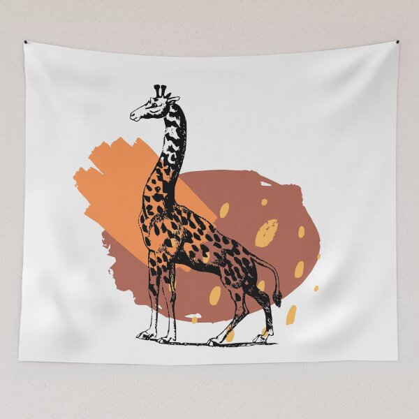 Item preview,  Boho Safari Giraffe Orange   designed and sold by BohoMoon.
