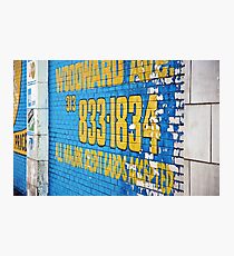 Detroit Painted Billboard Photographic Print