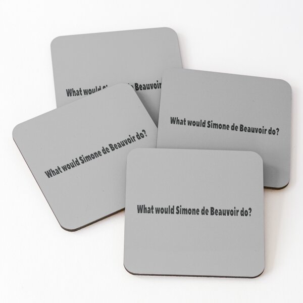 Item preview, What would Simone de Beauvoir do? designed and sold by lolquotes.