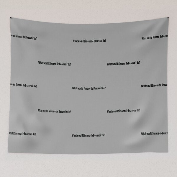 Item preview, What would Simone de Beauvoir do? designed and sold by lolquotes.