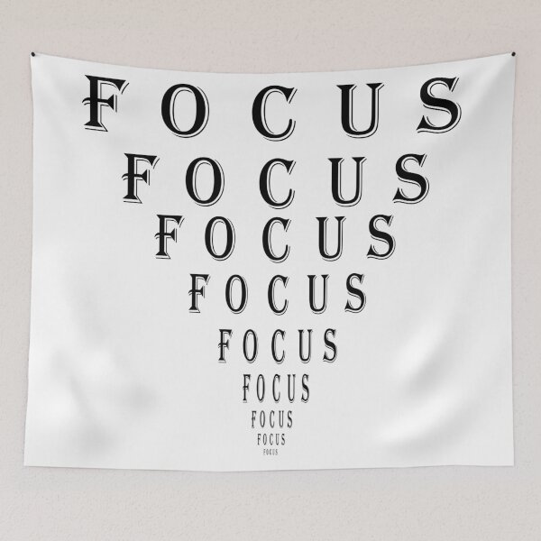 Item preview, Focus Motivation Eye Chart designed and sold by Deborah Camp.