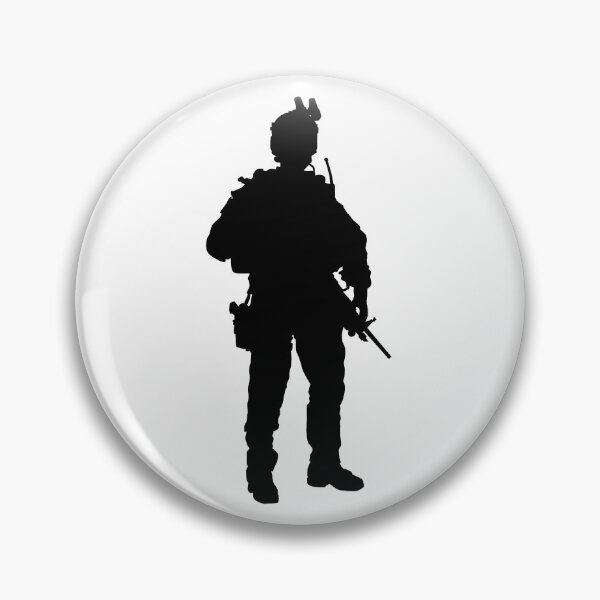 Item preview, Male soldier standing up and in full equipment and armament, fully automatic machine gun in hand such as the special forces, marines army and ksk, GRU, Sajeret. Isolated realistic silhouette designed and sold by Marcin Adrian.