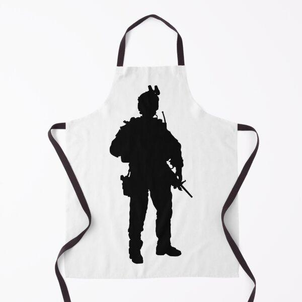 Item preview, Male soldier standing up and in full equipment and armament, fully automatic machine gun in hand such as the special forces, marines army and ksk, GRU, Sajeret. Isolated realistic silhouette designed and sold by Marcin Adrian.