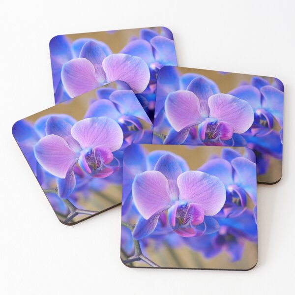 Item preview, Soft Pastel Blue and Pink Orchids designed and sold by Rivercoatl.