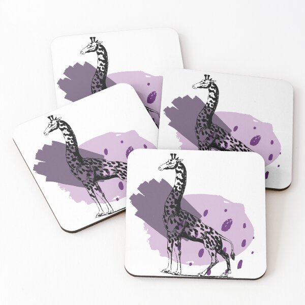 Item preview, Boho Safari Giraffe Purple  designed and sold by BohoMoon.