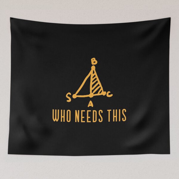 Item preview, pythago's Theorem Classic Sticker And Shirt Design designed and sold by Glike.