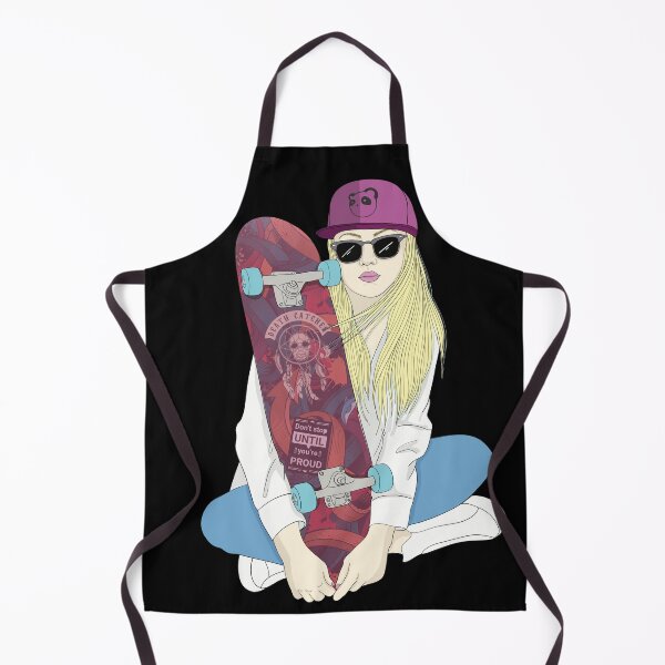 Item preview, Skateboard Skater Skateboarding Do A Kickflip Girl Skater designed and sold by Skateboarding Fingerboarding BMX.