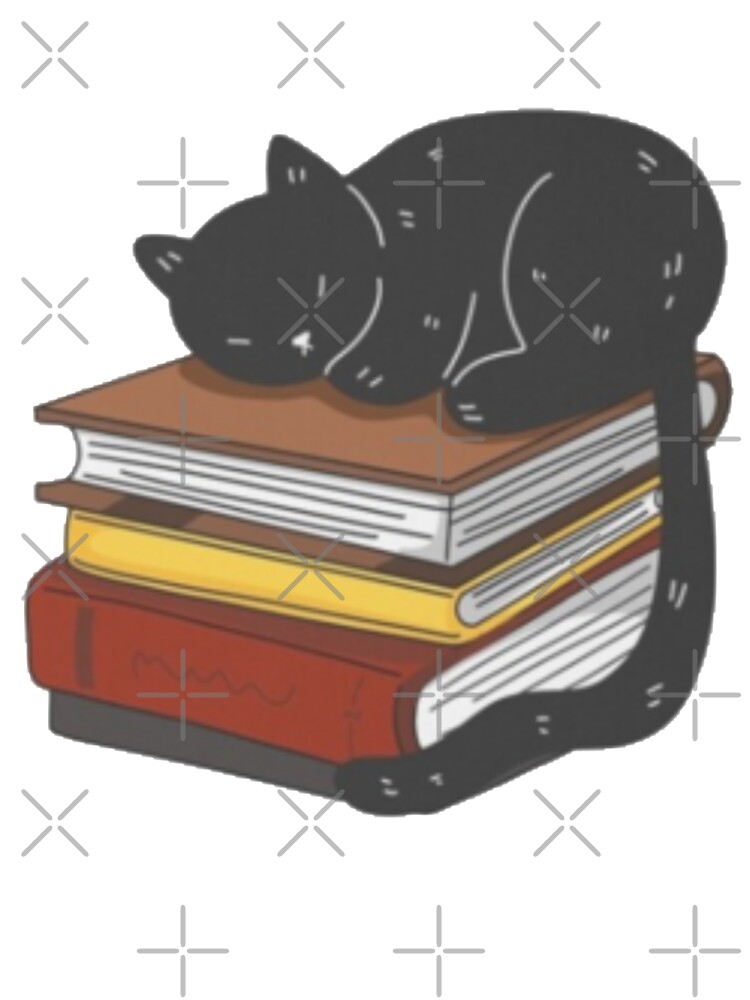 Black Cat on Magic Books 