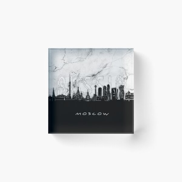 Item preview, moscow skyline marble designed and sold by BekimART2.