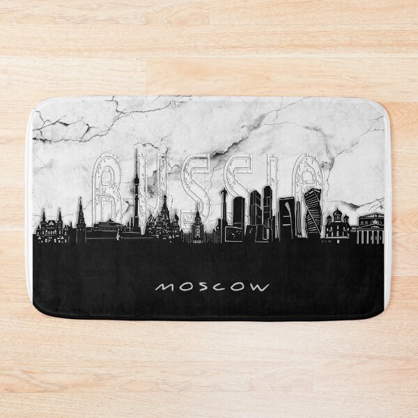 Item preview, moscow skyline marble designed and sold by BekimART2.