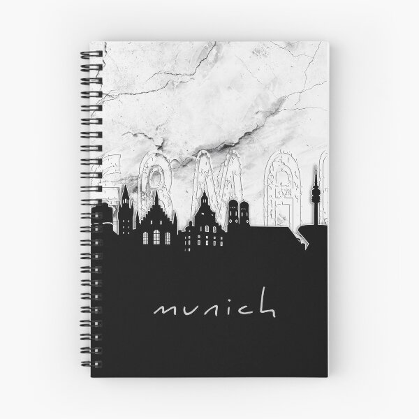 Item preview, munich skyline marble designed and sold by BekimART2.