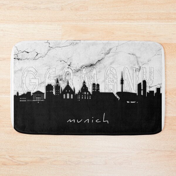 Item preview, munich skyline marble designed and sold by BekimART2.