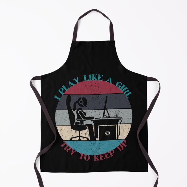 Item preview, Copy of I Play Like a Girl Try To Keep Up Basketball Female Gamer PC Gamer designed and sold by RKSDesigns.