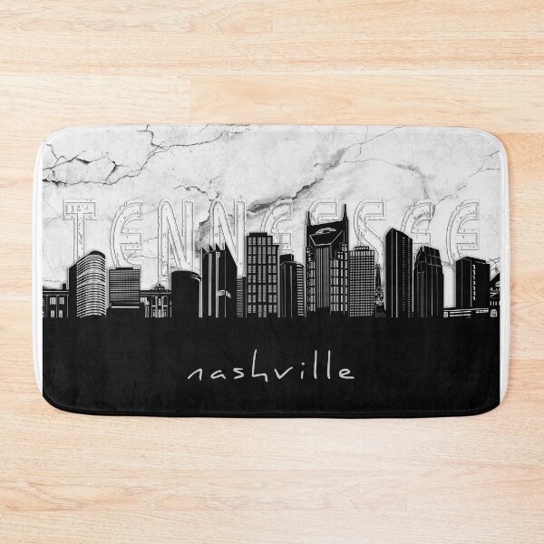 Item preview, nashville skyline marble designed and sold by BekimART2.