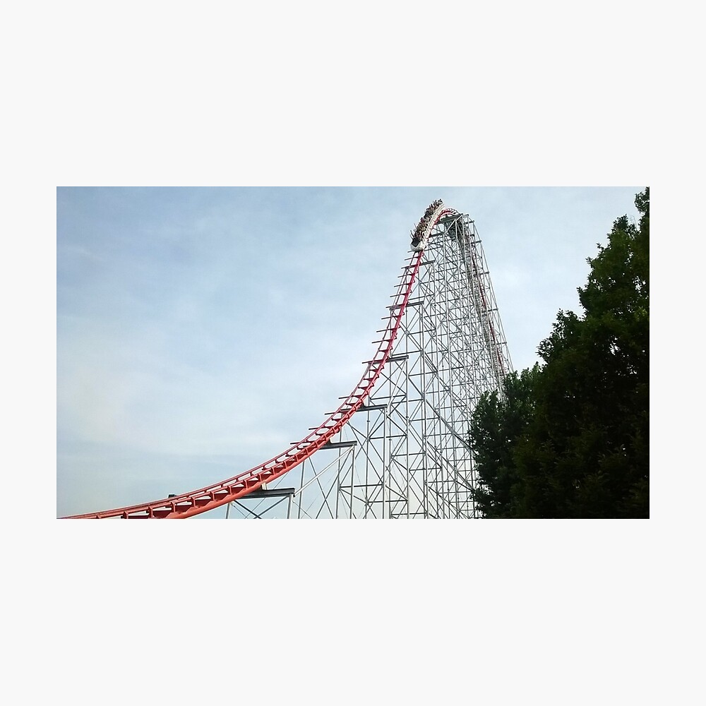 VINTAGE CEDAR POINT outlet AMUSEMENT PARK T-SHIRT MAGNUM XL200 ROLLER COASTER