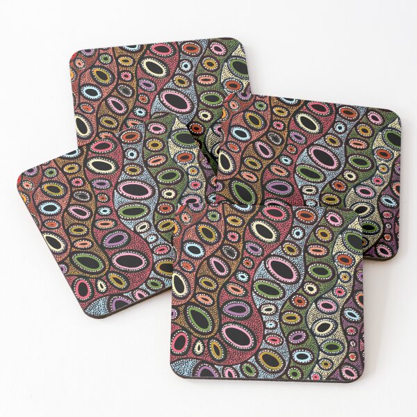 Item preview, aboriginal australian dot painting aboriginal art designed and sold by virillanissa.