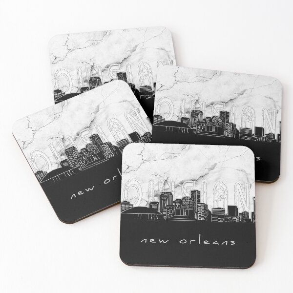 Item preview, new orleans skyline marble designed and sold by BekimART2.
