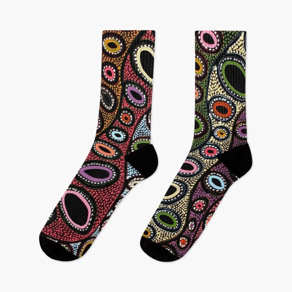 Item preview, aboriginal australian dot painting aboriginal art designed and sold by virillanissa.