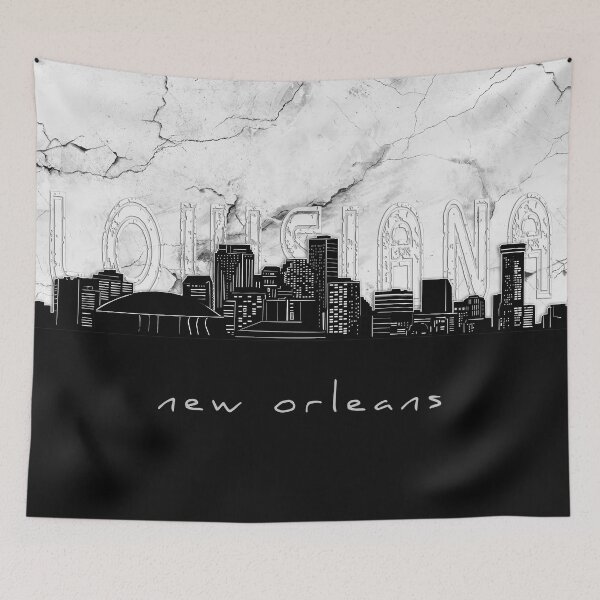 Item preview, new orleans skyline marble designed and sold by BekimART2.