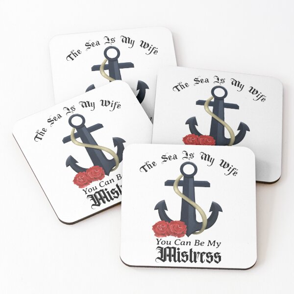 Item preview, The Sea Is My Wife - Anchor / Sailing Design designed and sold by 1chillin.