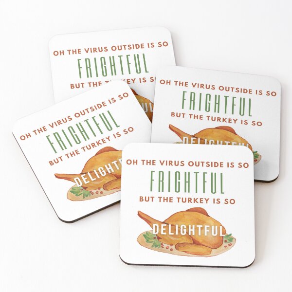 Item preview, Oh the Virus Outside is Frightful but the Turkey is so delightful designed and sold by fantasticpud.