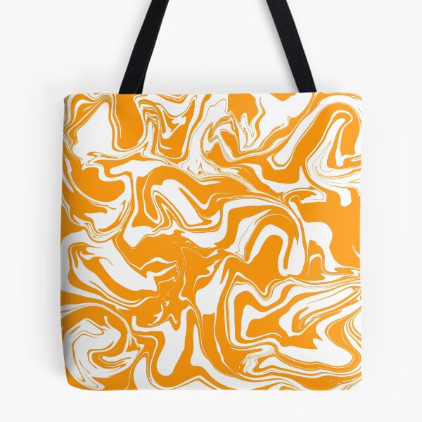 Item preview, Orange and White Marble Melt designed and sold by WildNClassyFun.