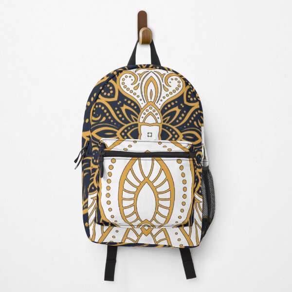 Item preview, Gold and dark blue mandala pattern designed and sold by sully-boutique.