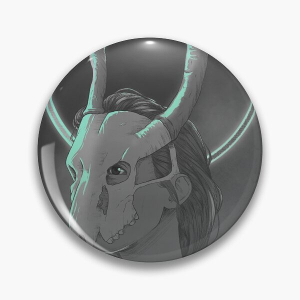 Item preview, Woman with deer skull - variant 3 designed and sold by AlexEyck.