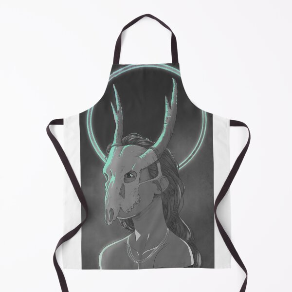 Item preview, Woman with deer skull - variant 3 designed and sold by AlexEyck.